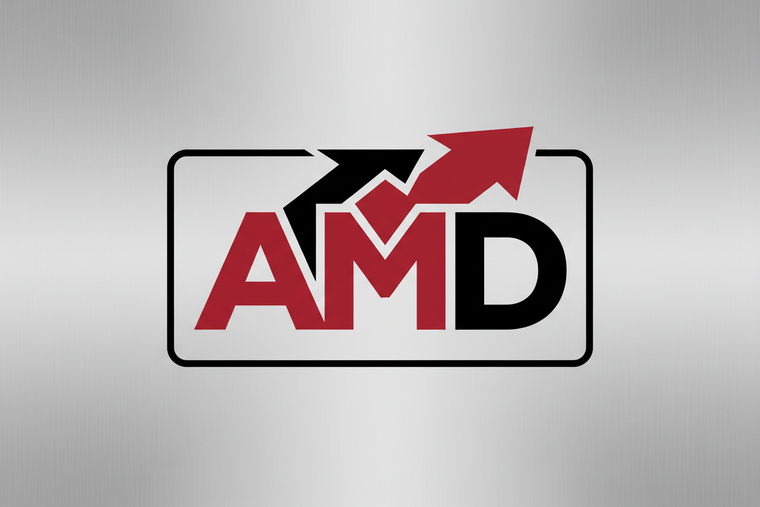 símbolo marca AMD